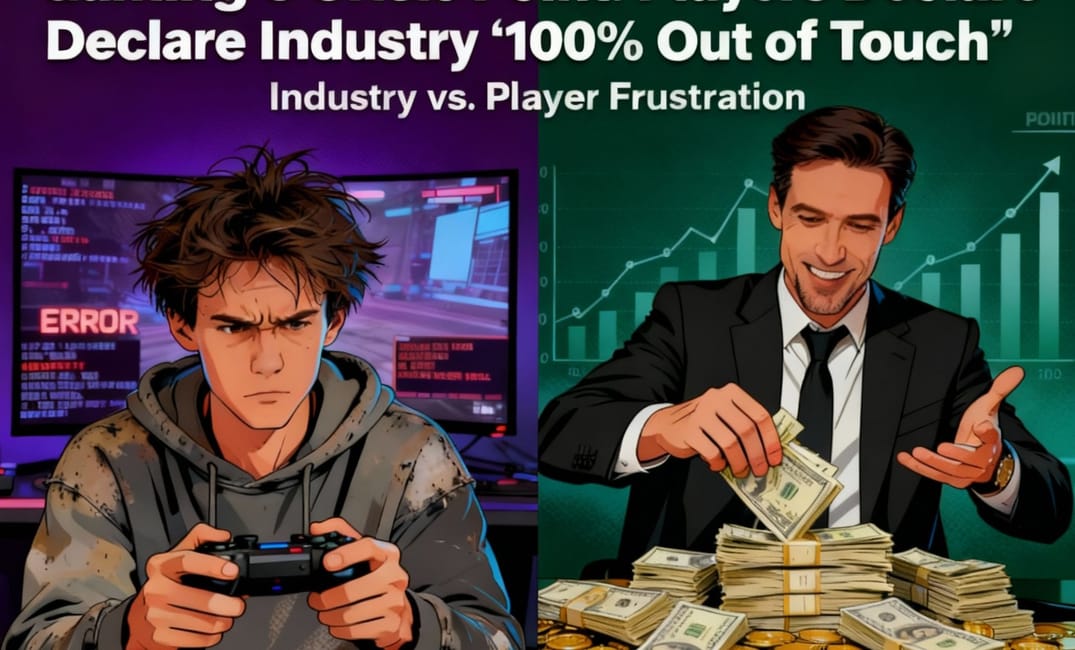 "Gaming's Crisis Point: Players Declare Industry '100% Out of Touch'"