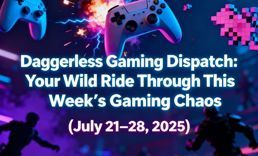Daggerless Gaming Dispatch: Your Wild Ride Through This Week’s Gaming Chaos (July 21–28, 2025)