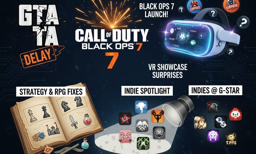 New Vr drops and Indie show woes