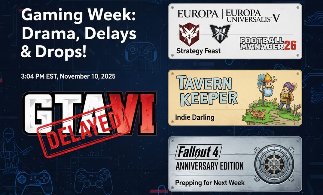 Delays and Indie Glory November 3–9, 2025