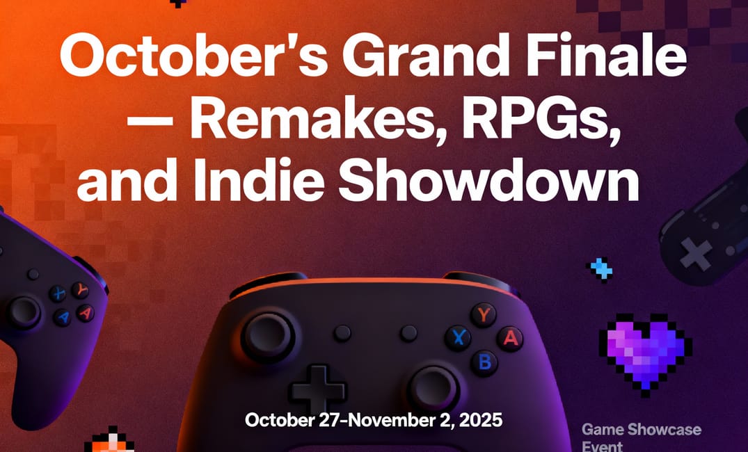 Daggerless Gaming News: October's Grand Finale – Remakes, RPGs, and Indie Showdown – October 27-November 2, 2025