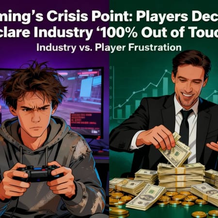 Image of: "Gaming's Crisis Point: Players Declare Industry '100% Out of Touch'"