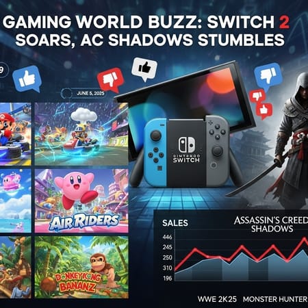 Image of: This Week in Gaming: Switch 2 Unveiled, Shadows Stumbles, and April Fools’ Fun