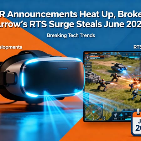 Image of: Gaming Rewind: VR Announcements Heat Up, Broken Arrow’s RTS Surge Steals June By Daggerless June 30, 2025