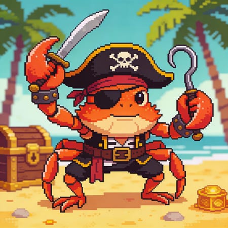 Image of: Crabs and Pirates